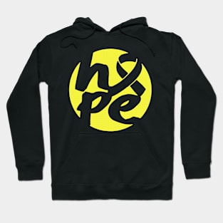 Hope Faith Hope Cure Hydrocephalus Awareness Yellow Ribbon Warrior Support Survivor Hoodie